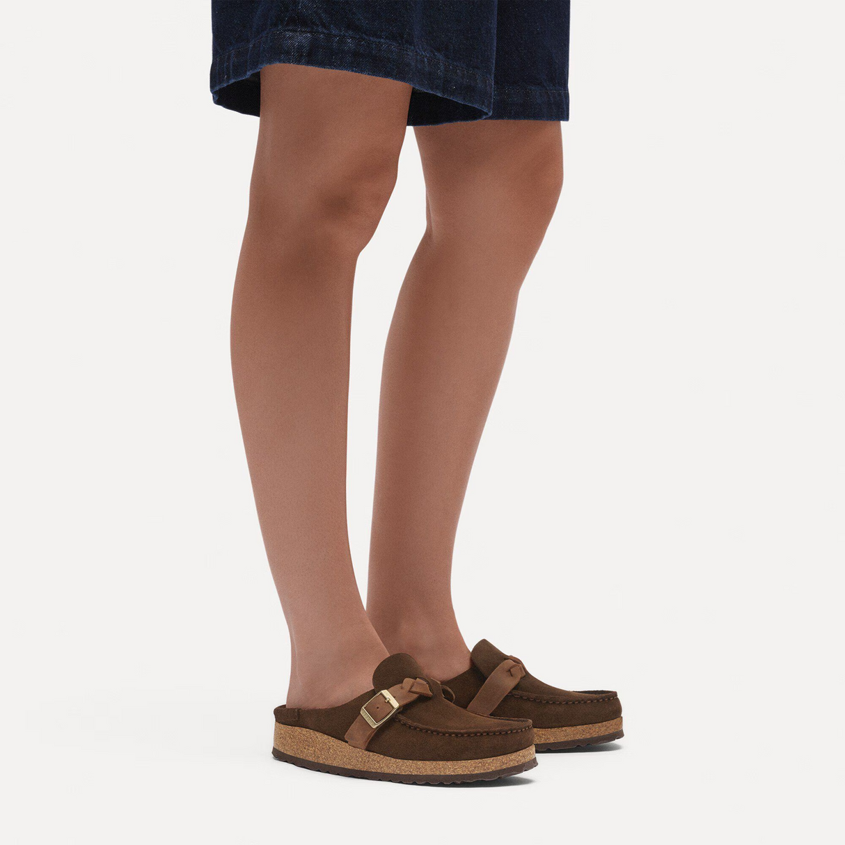 Birkenstock Buckley Braided Clog (Women) - Carafe Suede Dress-Casual - Clogs & Mules - The Heel Shoe Fitters