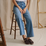 Birkenstock Buckley Braided Clog (Women) - Carafe Suede Dress-Casual - Clogs & Mules - The Heel Shoe Fitters