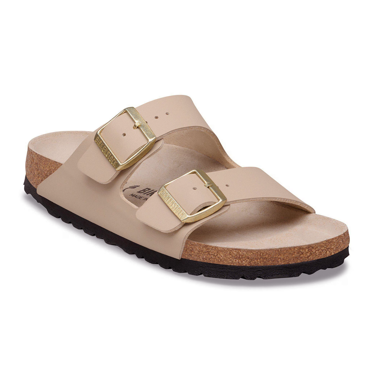 Birkenstock Arizona Narrow Slide Sandal (Women) - Sandcastle Birko-Flor Sandal - Slide - The Heel Shoe Fitters