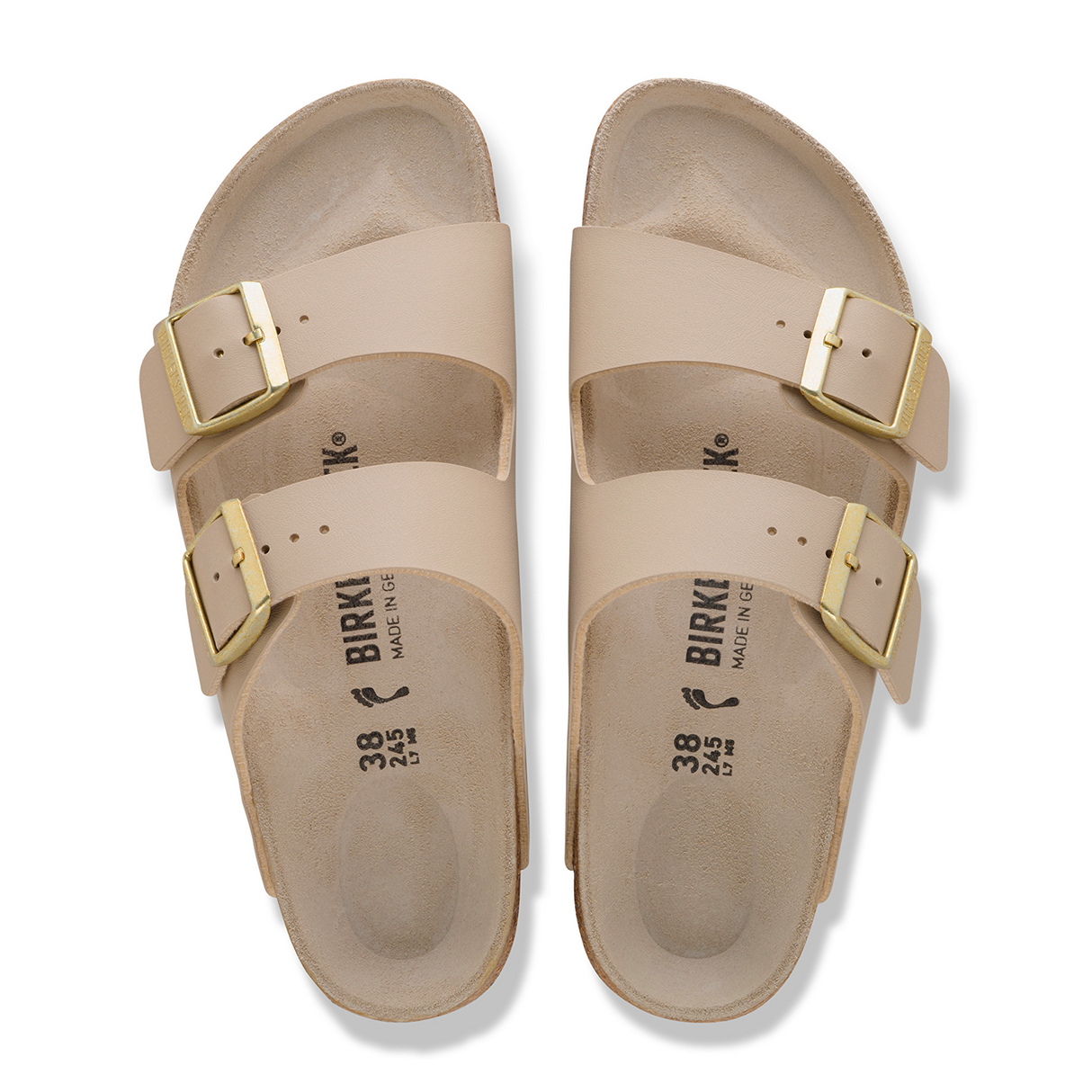 Birkenstock Arizona Narrow Slide Sandal (Women) - Sandcastle Birko-Flor Sandal - Slide - The Heel Shoe Fitters