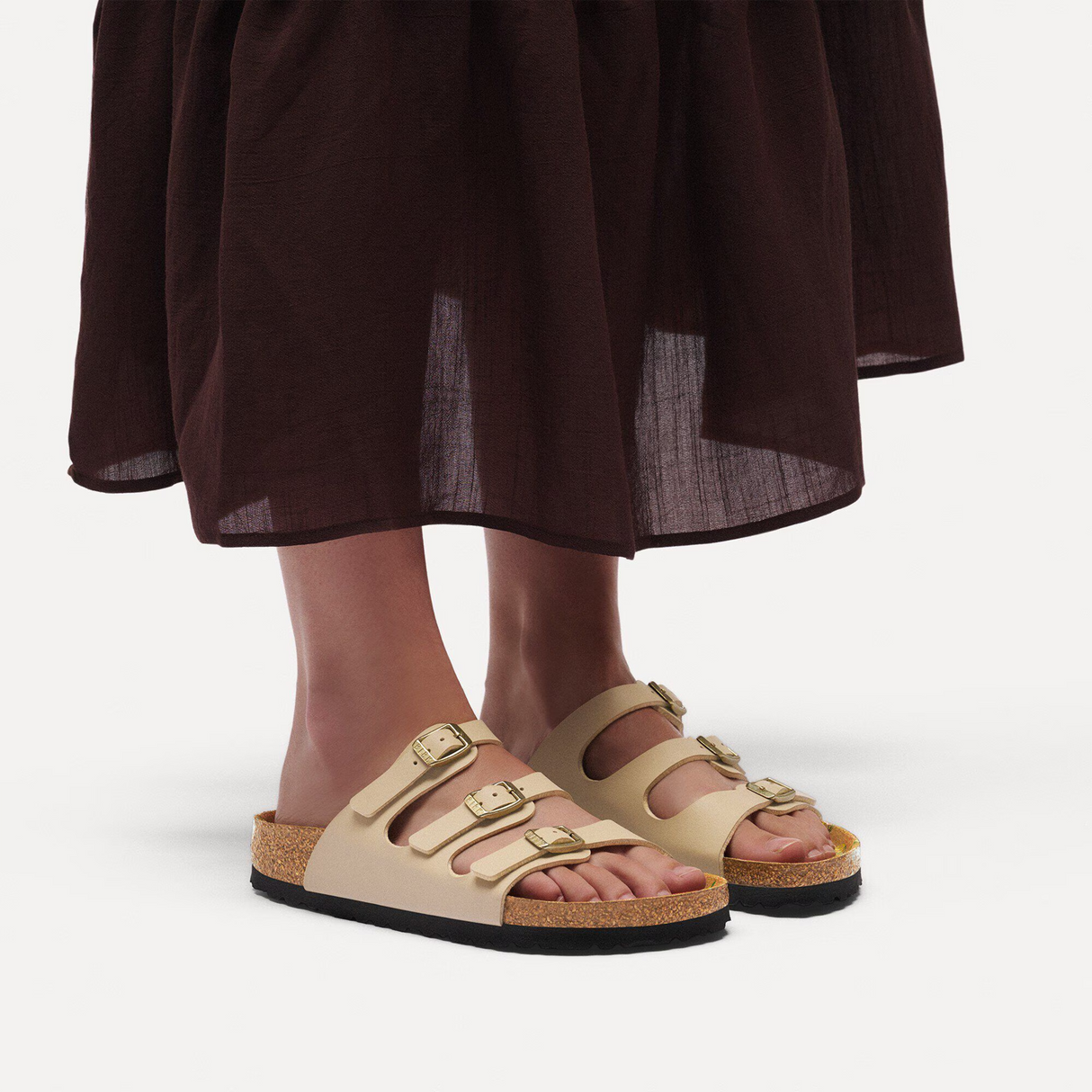 Birkenstock Florida Slide Sandal (Women) - Flowers Sandcastle Birko-Flor Sandal - Slide - The Heel Shoe Fitters