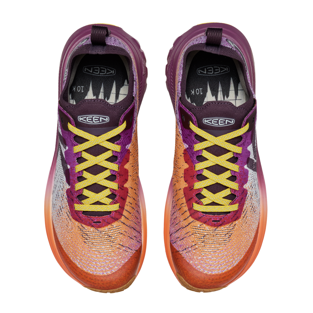 Keen Seek Trail Running Shoe (Women) - Willowherb/Orange Peel Athletic - Running - Trail - The Heel Shoe Fitters