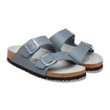 Birkenstock Arizona Narrow Slide Sandal (Women) - Basalt Gray Birko-Flor Sandal - Slide - The Heel Shoe Fitters