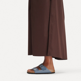 Birkenstock Arizona Narrow Slide Sandal (Women) - Basalt Gray Birko-Flor Sandal - Slide - The Heel Shoe Fitters