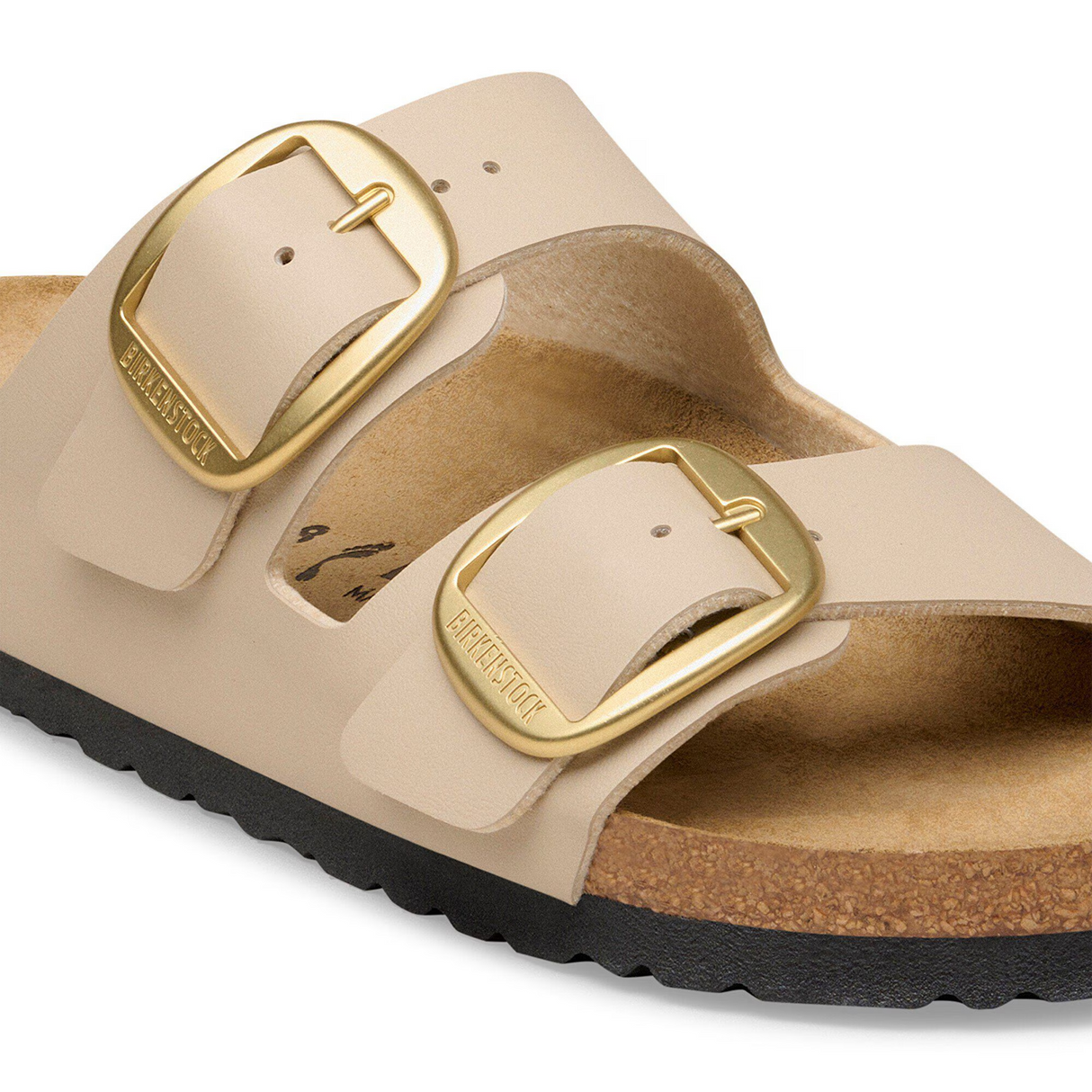 Birkenstock Arizona Big Buckle Narrow Slide Sandal (Women) - Sandcastle Birko-Flor Sandal - Slide - The Heel Shoe Fitters
