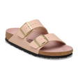 Birkenstock Arizona Narrow Slide Sandal (Women) - New Beige Birko-Flor Sandal - Slide - The Heel Shoe Fitters