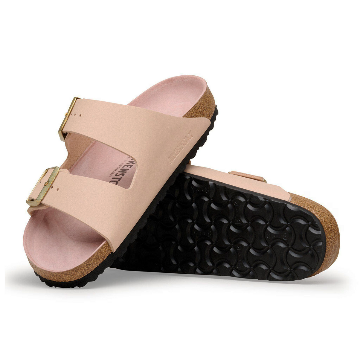 Birkenstock Arizona Narrow Slide Sandal (Women) - New Beige Birko-Flor Sandal - Slide - The Heel Shoe Fitters