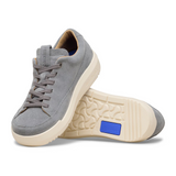 Birkenstock Melbourne Sneaker (Men) - Basalt Gray Suede Athletic - Casual - Lace Up - The Heel Shoe Fitters