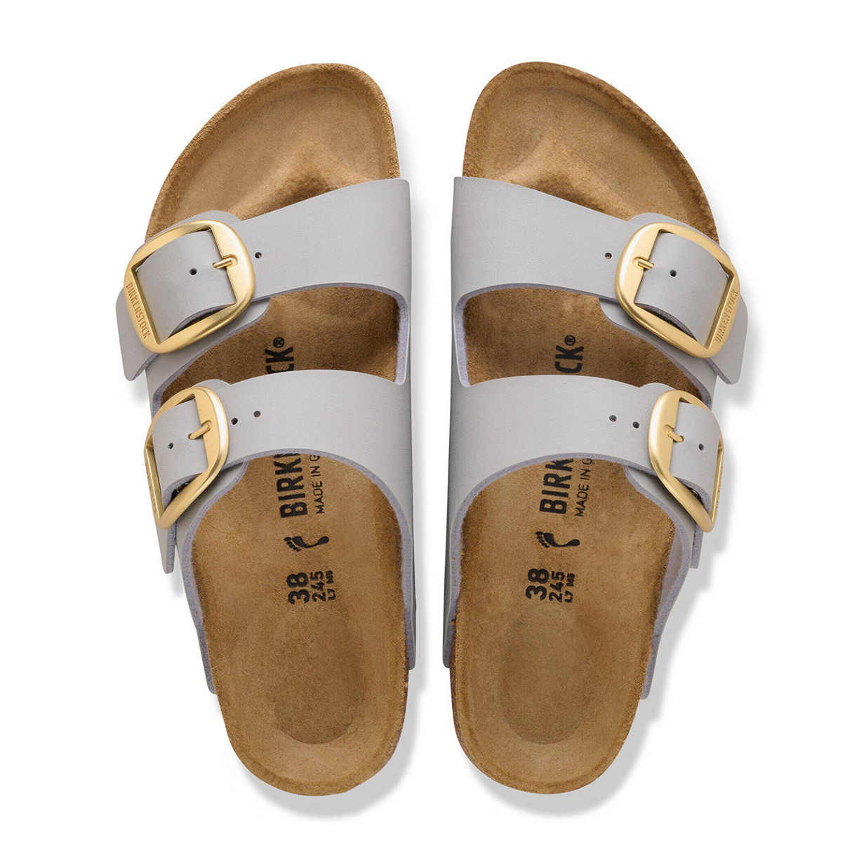Birkenstock Arizona Big Buckle Narrow Slide Sandal (Women) - Stone Coin Birko-Flor Sandal - Slide - The Heel Shoe Fitters