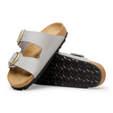 Birkenstock Arizona Big Buckle Narrow Slide Sandal (Women) - Stone Coin Birko-Flor Sandal - Slide - The Heel Shoe Fitters