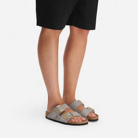 Birkenstock Arizona Big Buckle Narrow Slide Sandal (Women) - Stone Coin Birko-Flor Sandal - Slide - The Heel Shoe Fitters