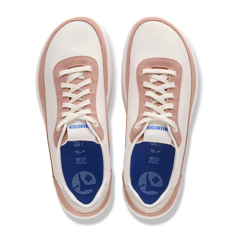 Birkenstock Honnef City Narrow Lace Up (Women) - Pink Clay/White Athletic - Casual - Lace Up - The Heel Shoe Fitters
