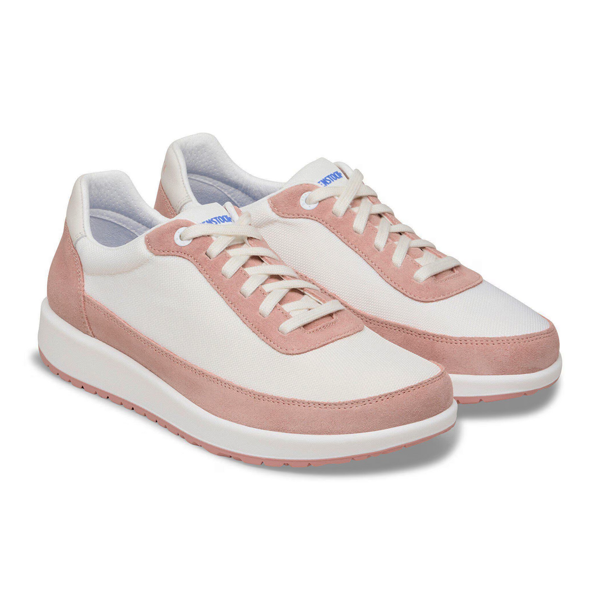 Birkenstock Honnef City Narrow Lace Up (Women) - Pink Clay/White Athletic - Casual - Lace Up - The Heel Shoe Fitters