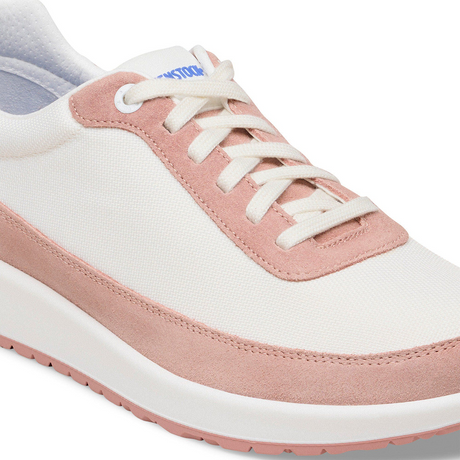 Birkenstock Honnef City Narrow Lace Up (Women) - Pink Clay/White Athletic - Casual - Lace Up - The Heel Shoe Fitters