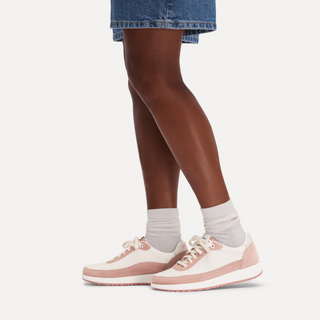 Birkenstock Honnef City Narrow Lace Up (Women) - Pink Clay/White Athletic - Casual - Lace Up - The Heel Shoe Fitters