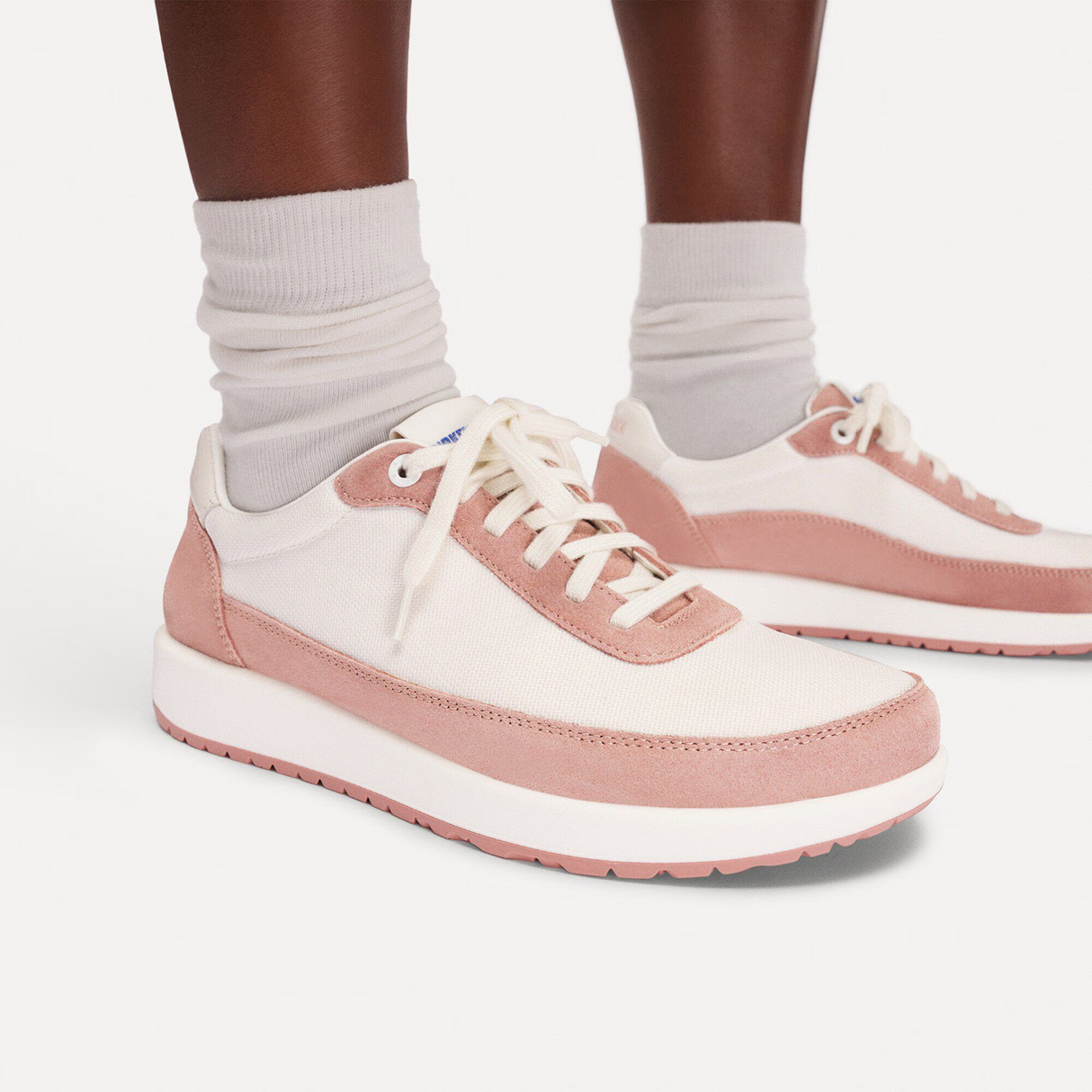 Birkenstock Honnef City Narrow Lace Up (Women) - Pink Clay/White Athletic - Casual - Lace Up - The Heel Shoe Fitters