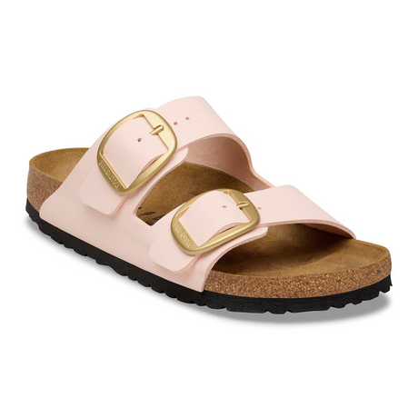 Birkenstock Arizona Big Buckle Narrow Slide Sandal (Women) - Light Rose Birko-Flor Sandal - Slide - The Heel Shoe Fitters