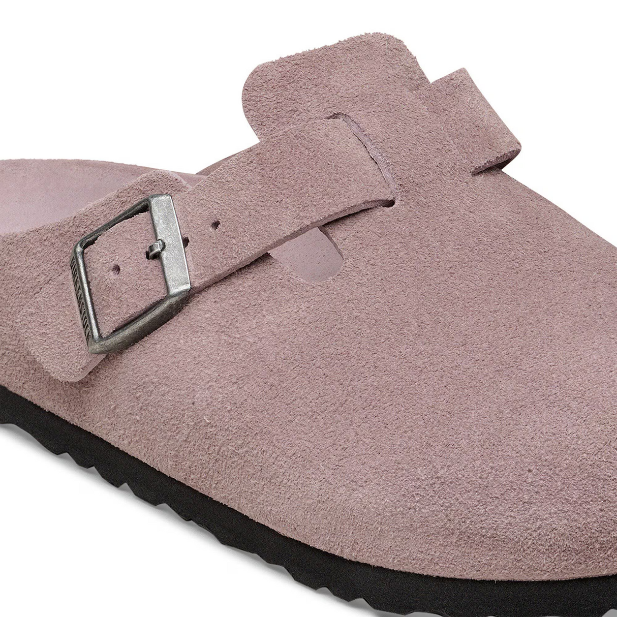 Birkenstock Boston Soft Footbed Clog (Women) - Faded Purple Suede