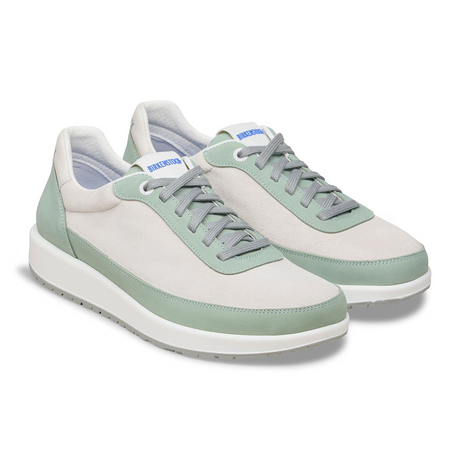 Birkenstock Honnef City Narrow Lace Up (Women) - Antique White/Pure Sage Athletic - Casual - Lace Up - The Heel Shoe Fitters