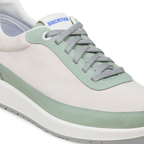 Birkenstock Honnef City Narrow Lace Up (Women) - Antique White/Pure Sage Athletic - Casual - Lace Up - The Heel Shoe Fitters