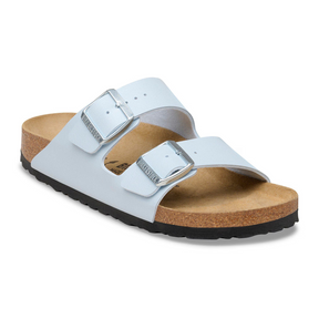 Birkenstock Arizona Narrow Slide Sandal (Women) - Graceful Baby Blue Birko-Flor Sandal - Slide - The Heel Shoe Fitters