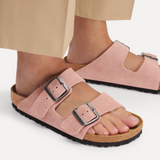 Birkenstock Arizona Suede Slide Sandal (Women) Sandal - Slide - The Heel Shoe Fitters