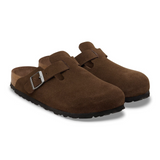 Birkenstock Boston Soft Footbed Narrow Clog (Women) - Carafe Suede Dress-Casual - Clogs & Mules - The Heel Shoe Fitters