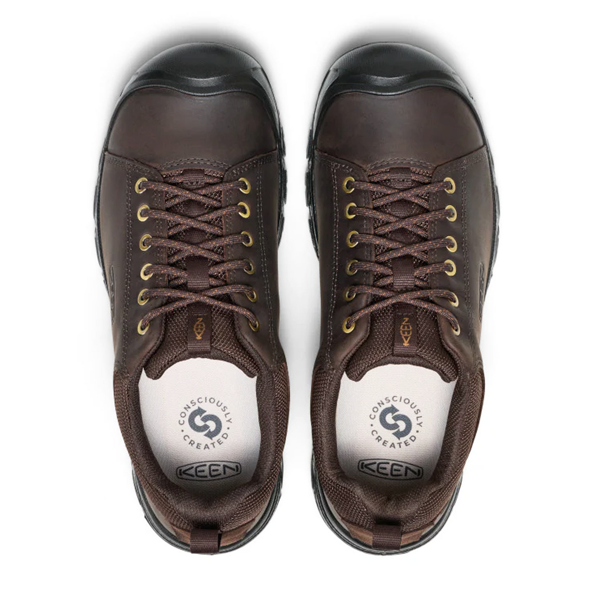 Keen Targhee IV Wide Oxford (Men) - Java/Black Athletic - Casual - Lace Up - The Heel Shoe Fitters