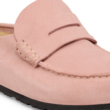 Birkenstock Naples Wrapped Narrow Clog (Women) - Pink Clay Suede