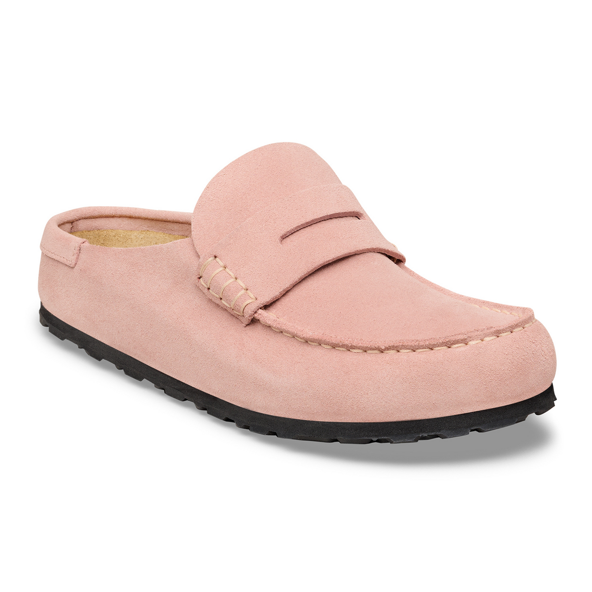 Birkenstock Naples Wrapped Narrow Clog (Women) - Pink Clay Suede