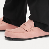 Birkenstock Naples Wrapped Narrow Clog (Women) - Pink Clay Suede
