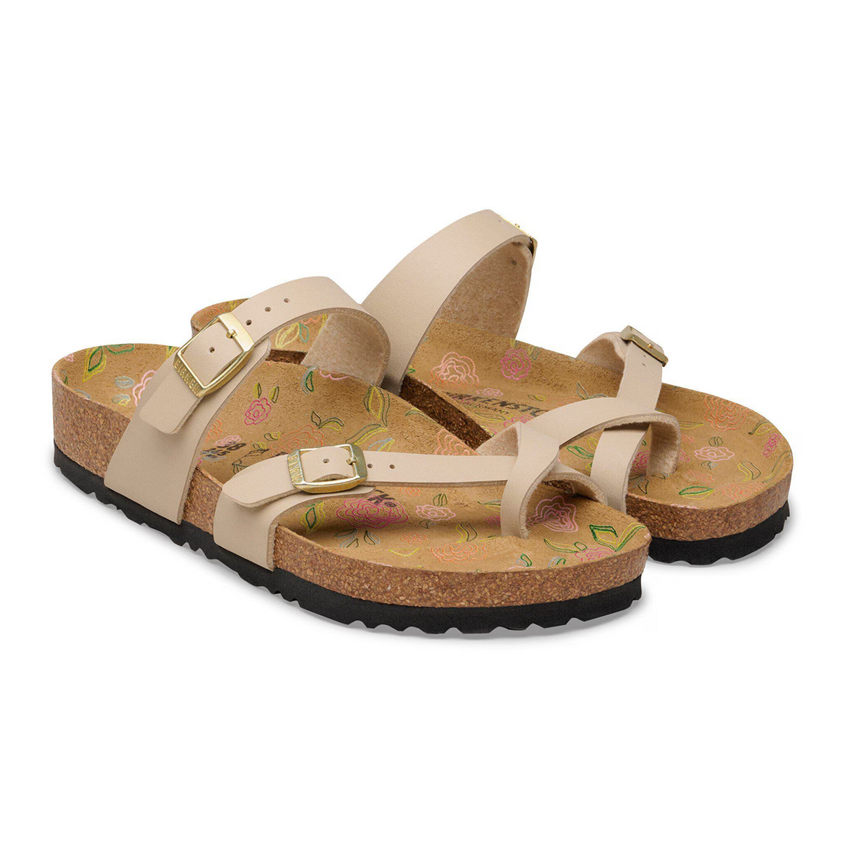 Birkenstock Mayari Sandal (Women) - Flowers Sandcastle Birko-Flor Sandal - Thong - The Heel Shoe Fitters