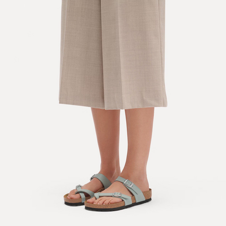 Birkenstock Mayari Sandal (Women) - Flowers Pure Sage Birko-Flor Sandal - Thong - The Heel Shoe Fitters