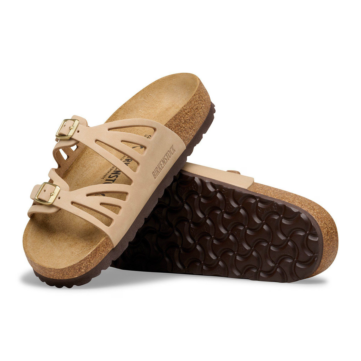 Birkenstock Granada Slide Sandal (Women) - Sandcastle Nubuck