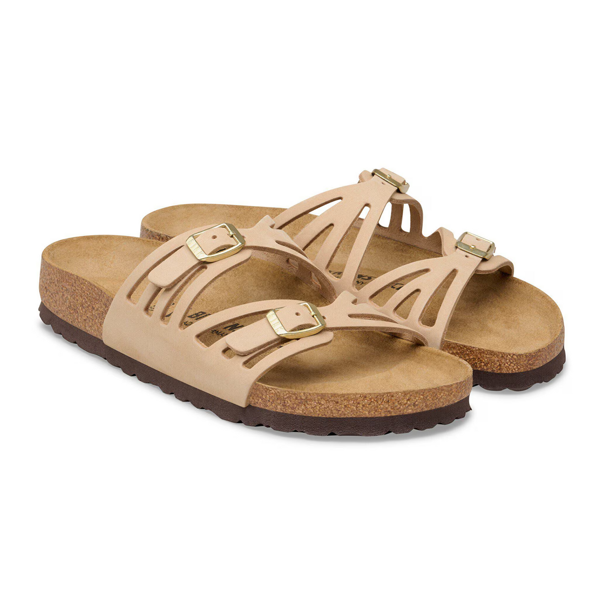Birkenstock Granada Slide Sandal (Women) - Sandcastle Nubuck