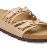 Birkenstock Granada Slide Sandal (Women) - Sandcastle Nubuck