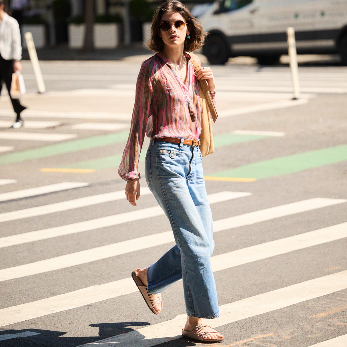 Birkenstock Granada Slide Sandal (Women) - Sandcastle Nubuck