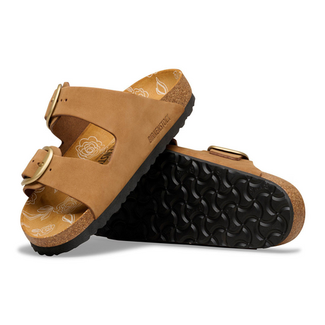 Birkenstock Arizona Big Buckle Narrow Slide Sandal (Women) - Mink Nubuck Sandal - Slide - The Heel Shoe Fitters