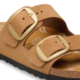 Birkenstock Arizona Big Buckle Narrow Slide Sandal (Women) - Mink Nubuck Sandal - Slide - The Heel Shoe Fitters