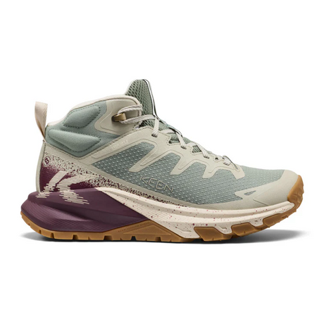 Keen Targhee Apex Mid Waterproof Hiking Boot (Women) - Lily Pad/Fig Hiking - Mid - The Heel Shoe Fitters