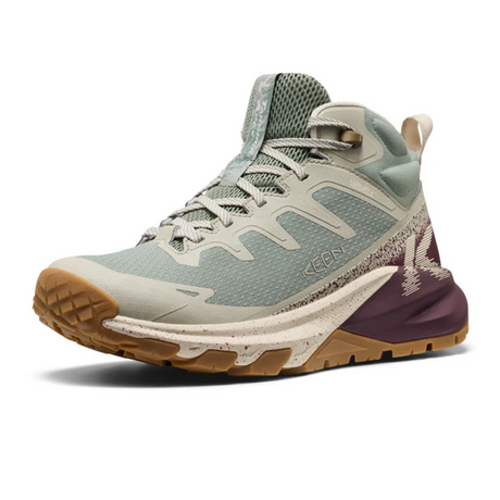 Keen Targhee Apex Mid Waterproof Hiking Boot (Women) - Lily Pad/Fig Hiking - Mid - The Heel Shoe Fitters