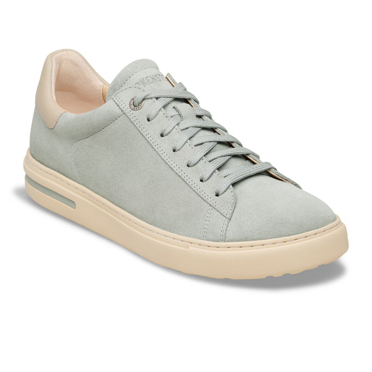 Birkenstock Bend Narrow Sneaker (Women) - Pure Sage/Oyster Suede Athletic - Casual - Lace Up - The Heel Shoe Fitters