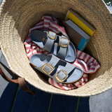 Birkenstock Arizona Big Buckle Oiled Leather Slide Sandal (Women) Sandal - Slide - The Heel Shoe Fitters