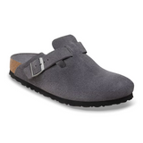 Birkenstock Boston Soft Footbed Clog (Men) - Charcoal Suede