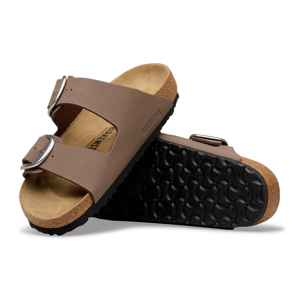 Birkenstock Arizona Big Buckle Slide Sandal (Women) - Mocha Birkibuc
