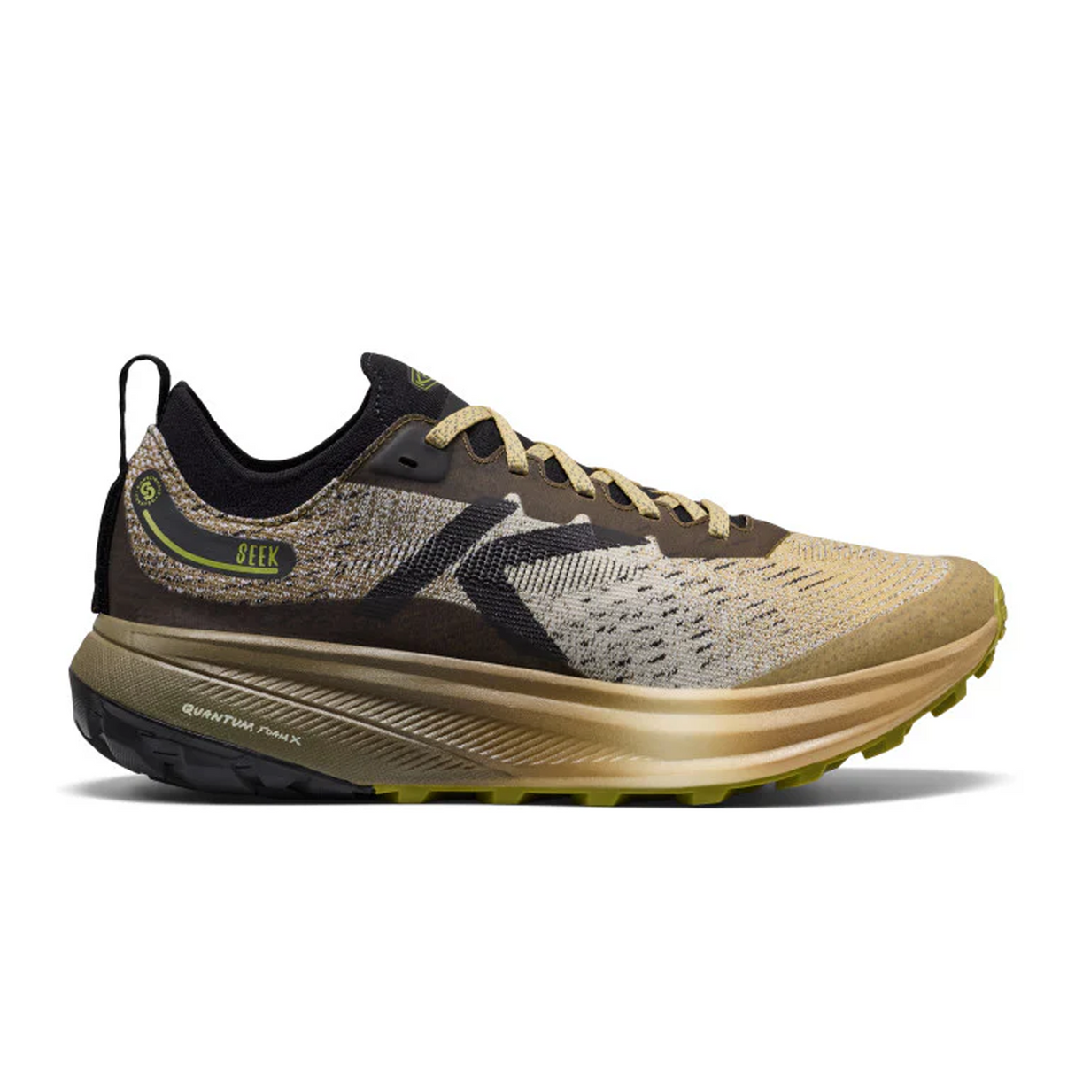 Keen Seek Trail Running Shoe (Men) - Dark Olive/Khaki Athletic - Running - Trail - The Heel Shoe Fitters