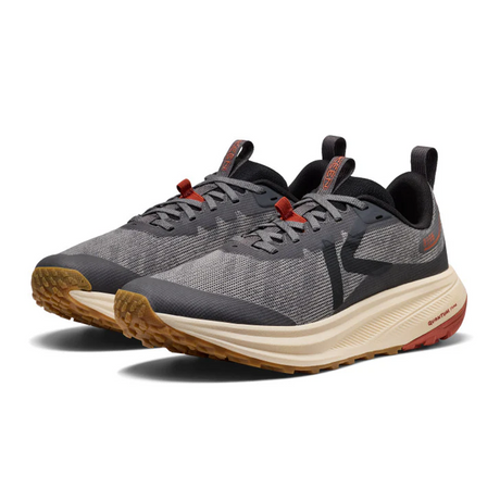 Keen Roam Trail Running Shoe (Men) - Magnet/Burnt Brick Athletic - Running - Trail - The Heel Shoe Fitters