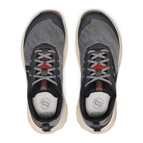Keen Roam Trail Running Shoe (Men) - Magnet/Burnt Brick Athletic - Running - Trail - The Heel Shoe Fitters