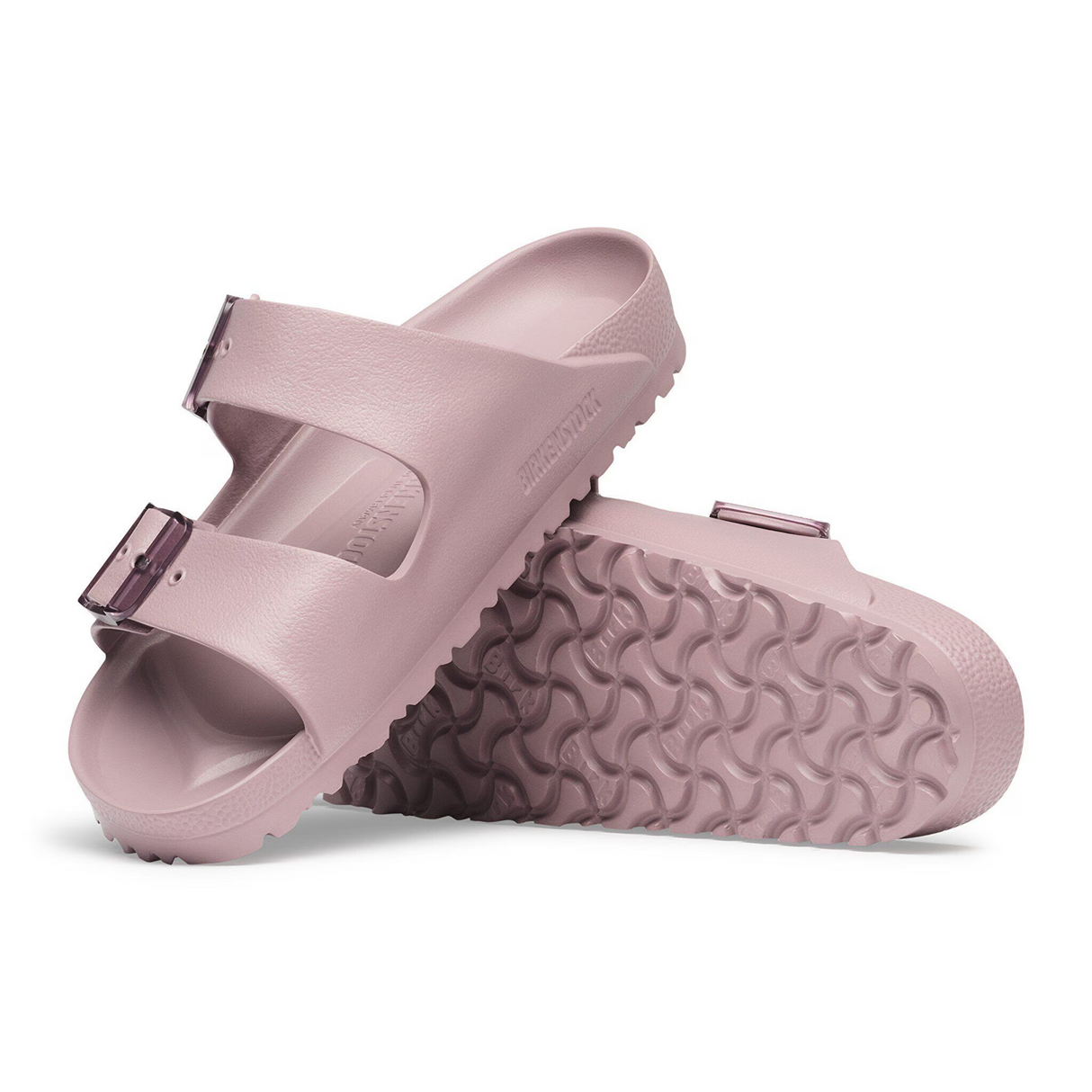 Birkenstock Arizona Stealth Buckle Slide Sandal (Women) - Faded Purple EVA