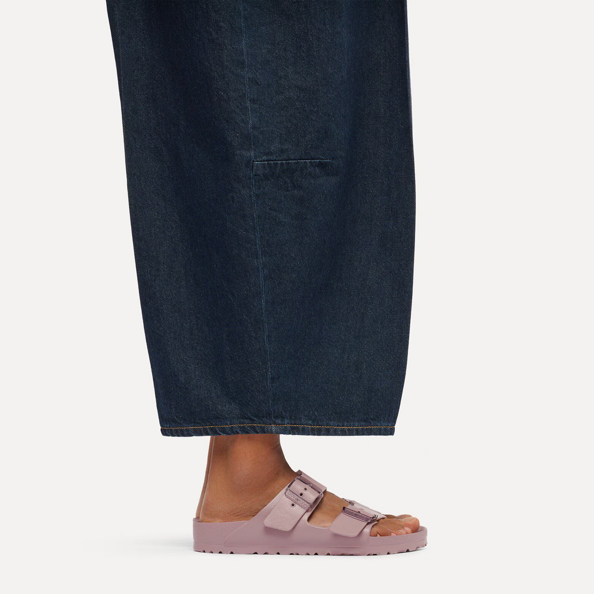 Birkenstock Arizona Stealth Buckle Slide Sandal (Women) - Faded Purple EVA